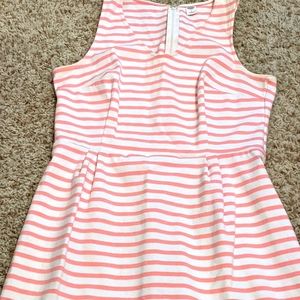 Old Navy pink and white striped dress